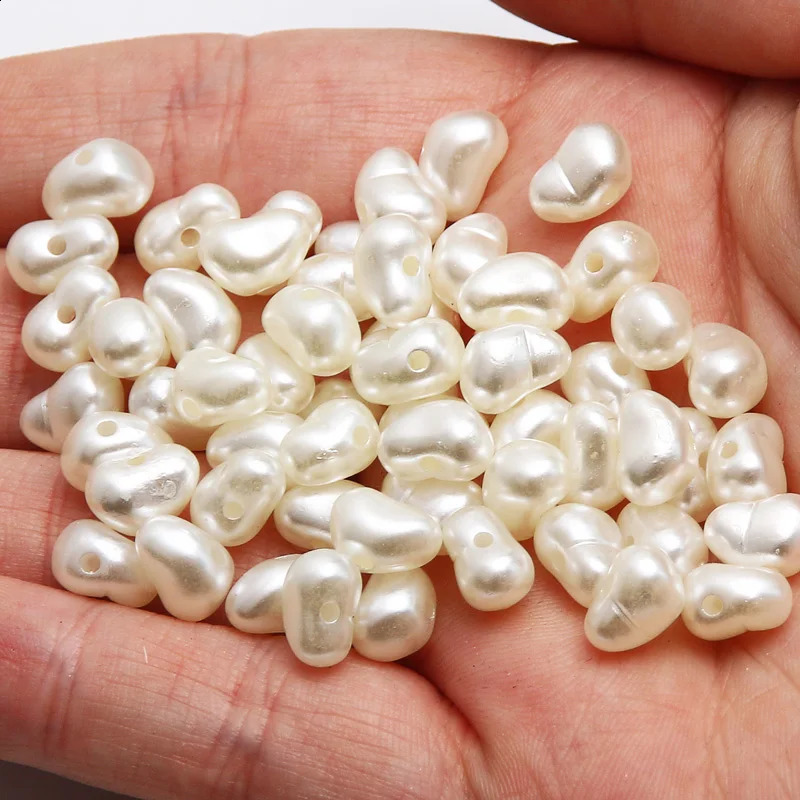 100pcslot perles de perle irrégulières entretoise en acrylique pour les bijoux de bricolage des colliers de bracelet 250919