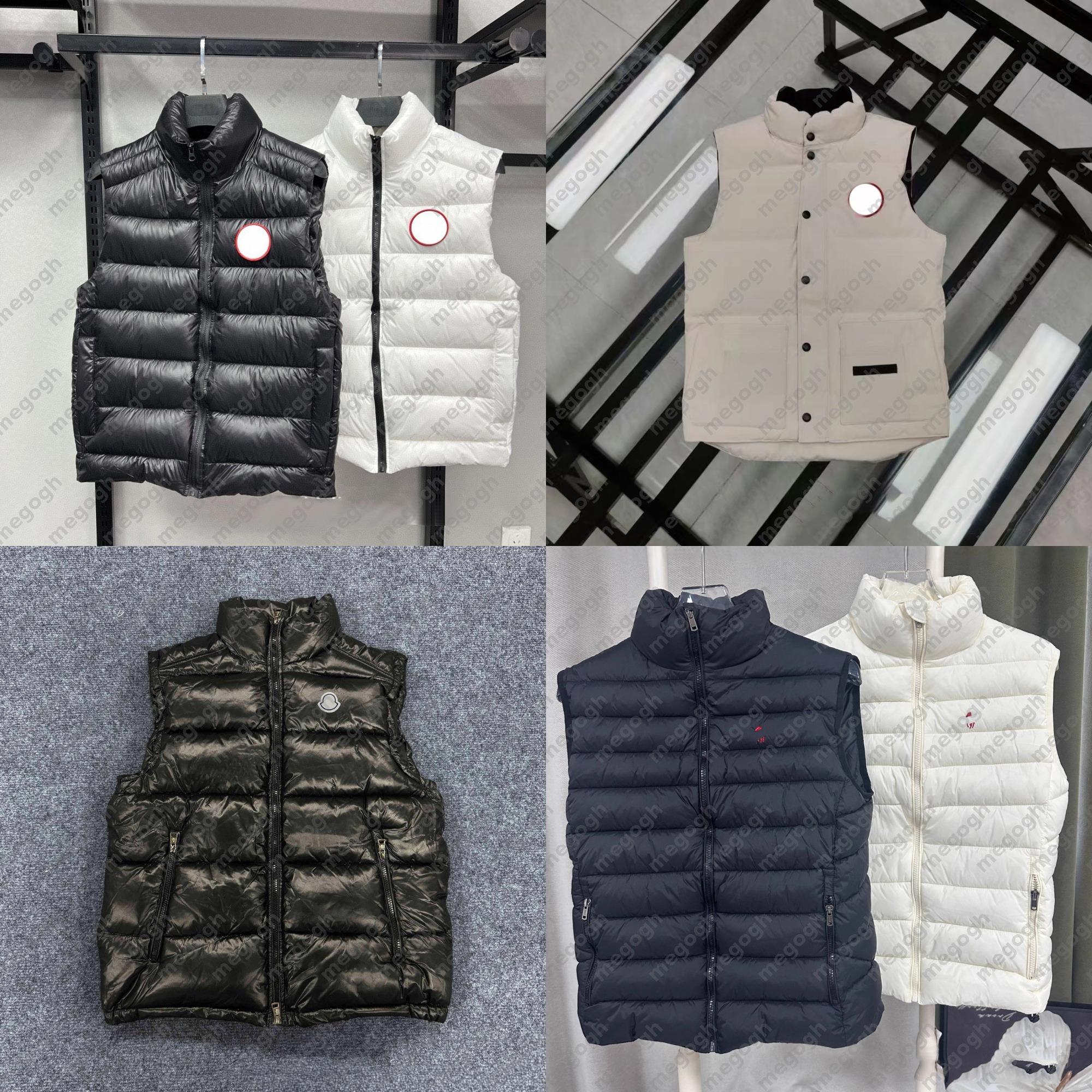 Men Designer Down Jacket Vest Coat Winter Warm Sleeveless Outdoor Feather Parka Vests Jackets Windbreaker Women Puffer Coats Luxury Clothes