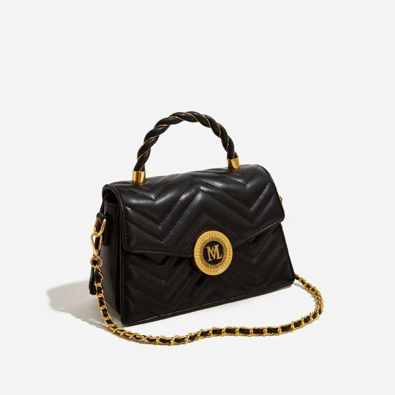 2023 New Hot Selling Temperament Style Small Square Pu Chain Advanced Sense Women's One Shoulder Crossbody Bag