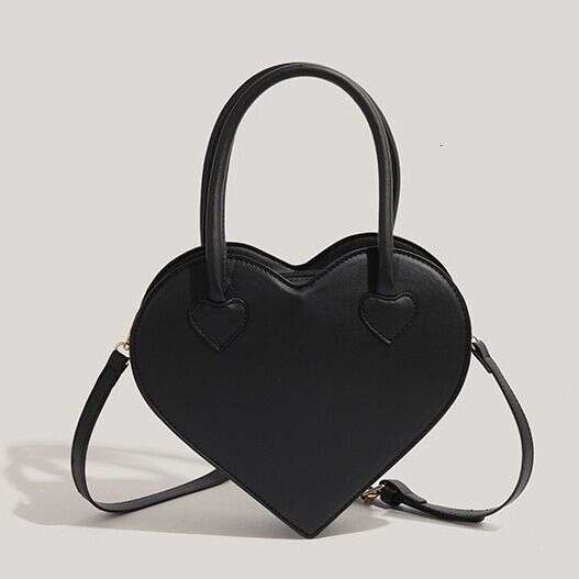 Niche Love For Women 2025 Spring And Summer New Handbags Black Shoulder Slanting Cross Bag Fashionable Versatile