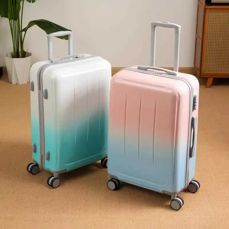 2024 Inch Luggage Password Case Large Capacity Fashion Gradient Suitcase Universal Wheel W250920-image-1076021902