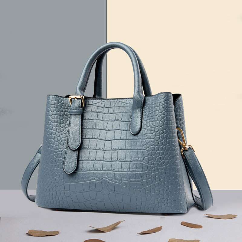Crocodile Pattern Handbag 2024 New Tote Commuter Large Capacity Women's Bag Handbag