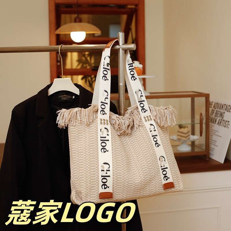 2025 New Women's Spring Summer Woven Handbag s sale women genuine brand real leather designer handbags pinks shell tote shoulder bags beach bag