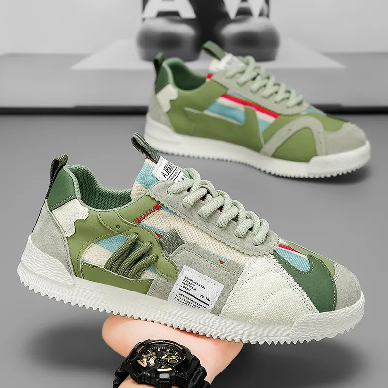 2025 Running Shoes comfortable and high-end Forrest shoes light luxury low-top soft-soled sports shoes lightweight board shoes trendy men shoes