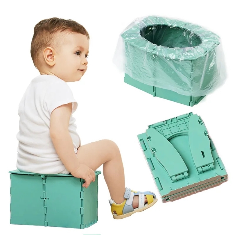 Portable Baby Boy WC Toilet Sage bébé fille Pot Bol Bol Tobelet pliable