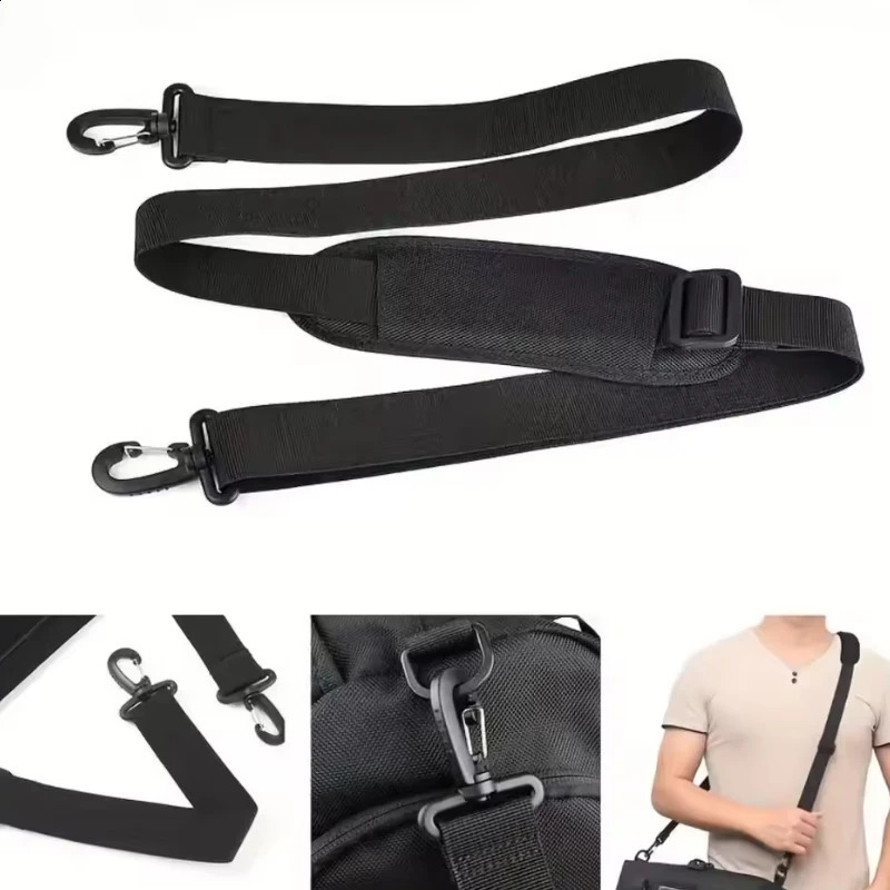12pcs Adjustable Shoulder Strap Durable Detachable Nylon Bag Shoulder Belt Simple Solid Color Replacement Belt250920