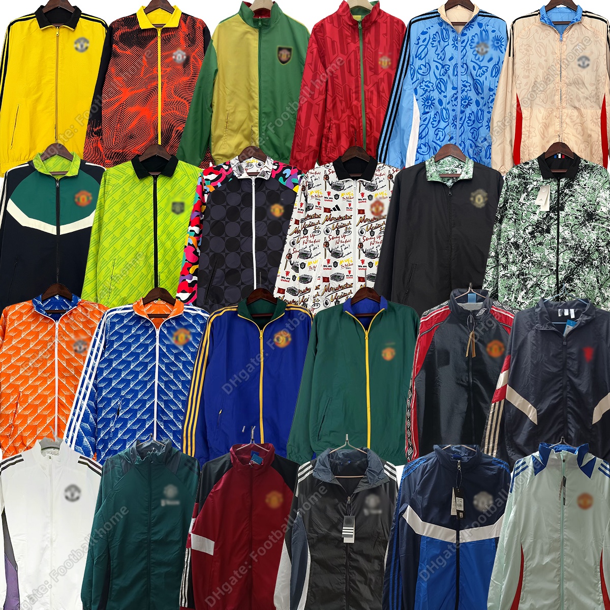 Two-sided jacket MAINOO Hoodies ManchEsteeES Football Tracksuit 2024 25 26 Soccer wear kit Chandal Entrenamiento Survetement united Tuta Calcio T-image-952819663