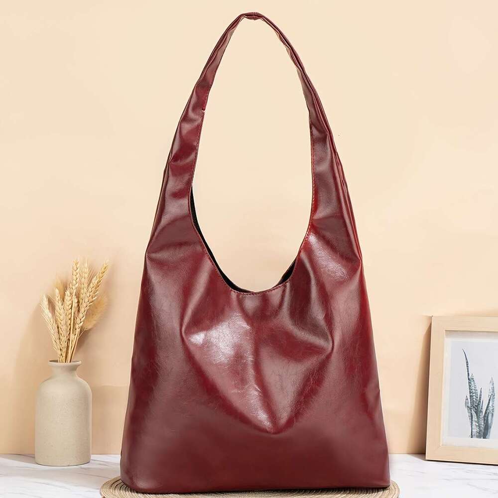 Women's Korean Fashion Large-Capacity Tote Bag - Trendy Internet Celebrity Vest Style, Single Shoulder & Underarm Design, Casual Versatile for