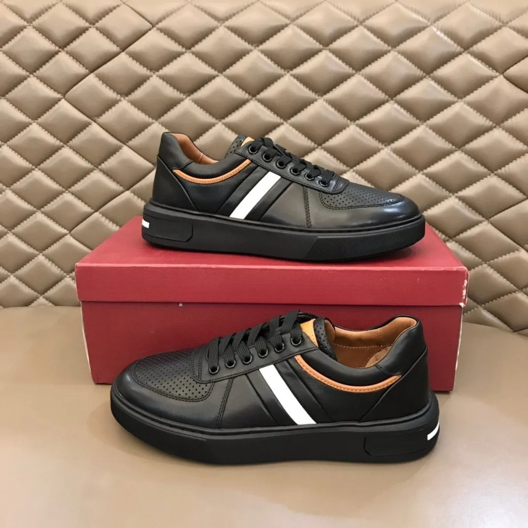 Designer Shoes Men Sneakers Casual Lace-up Dress Shoes Leather High quality Fashion Low Top Trainer Casual shoes