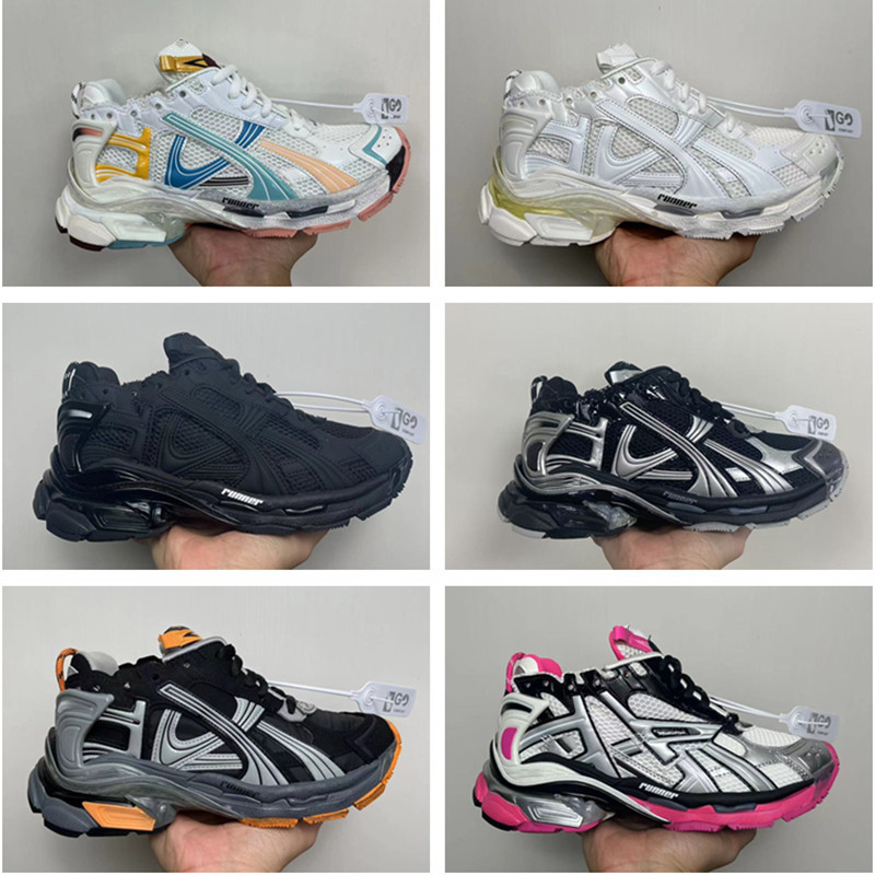 Sneakers coureurs 7 7,5 Speed ​​Track Trainer Chaussures Femmes pour hommes baskets Trainers Running Shoe taille US 5-13 avec sac à poussière