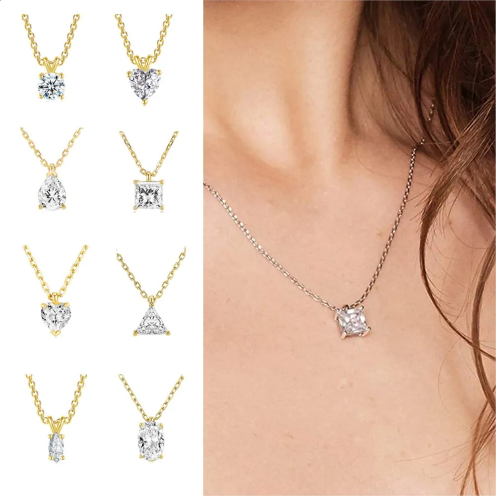Colliers de pendentifs en cristal tendance pour femmes