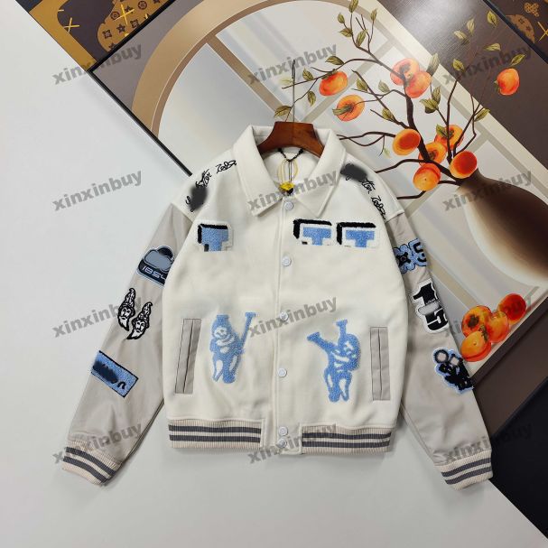 xinxinbuy Men designer Coat Jacket rabbit Towel Embroidery Letter Embroidery long sleeves women black gray blue M-XL