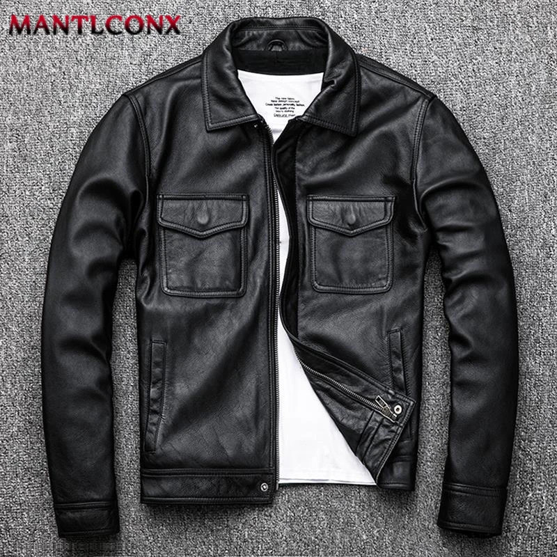 Classic Motorcycle Mens Leather Jacket PU Leather Coat Men Windbreak Biker Leather Jacket Men Autumn Winter Outerwear 3XL 250920