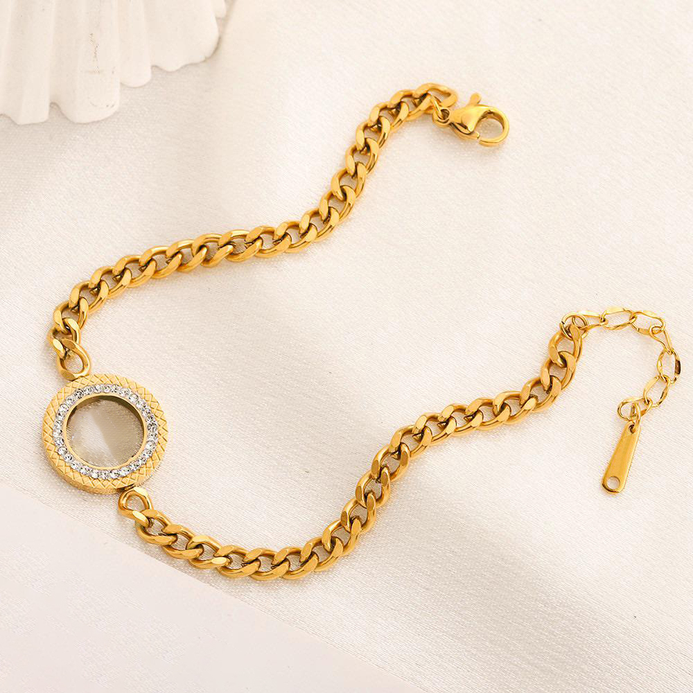 Fashion designer bracelets women letter bracelet designer bangle white black plated rose gold silver bracelet wide ladies designer jewelry