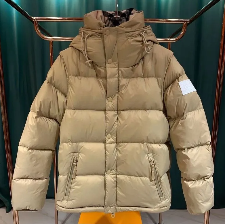 Winter Men Jackets Fashion Hooded Thickened Down Coat Men's and Women's windbreaker Coats thickening warm clothin top downs jackets