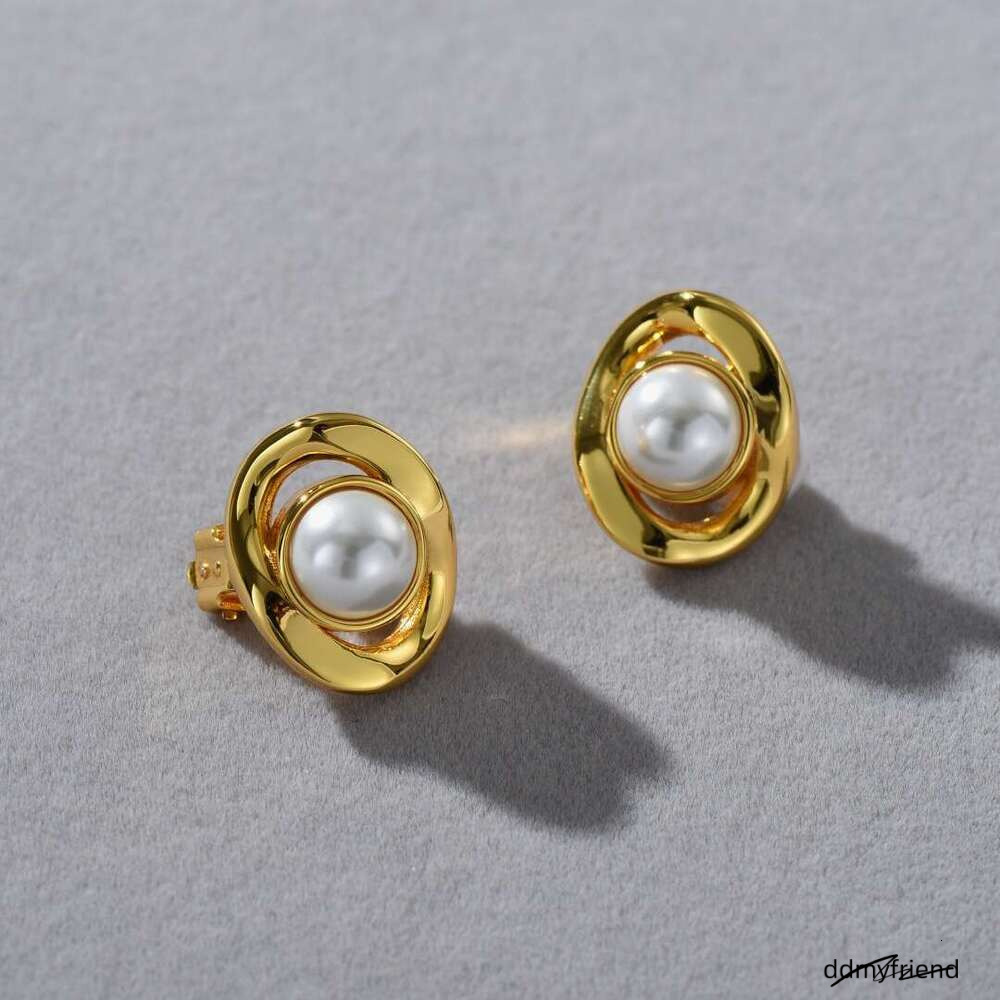 Printemps et automne Nouvelle boucles d'oreilles en laiton en laiton en laiton en laiton en laiton d'or plaqué or de gigound.