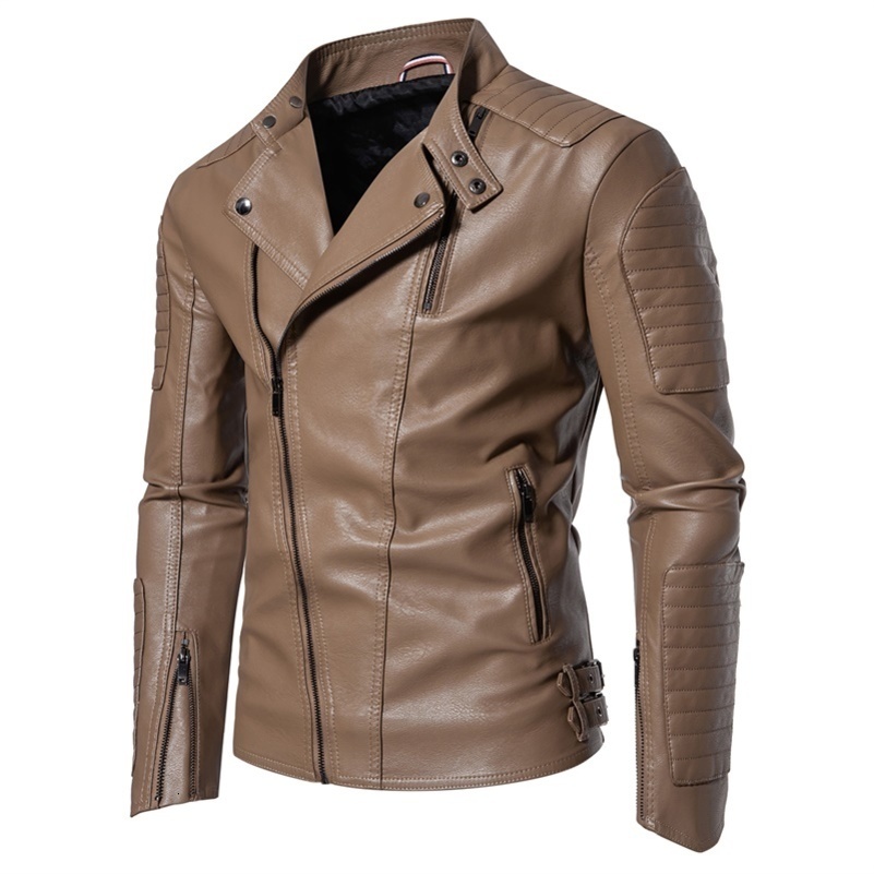 Motorcycle suit mens racing suit motorcycle suit protective equipment windproof and waterproof business casual leather jacket 250920