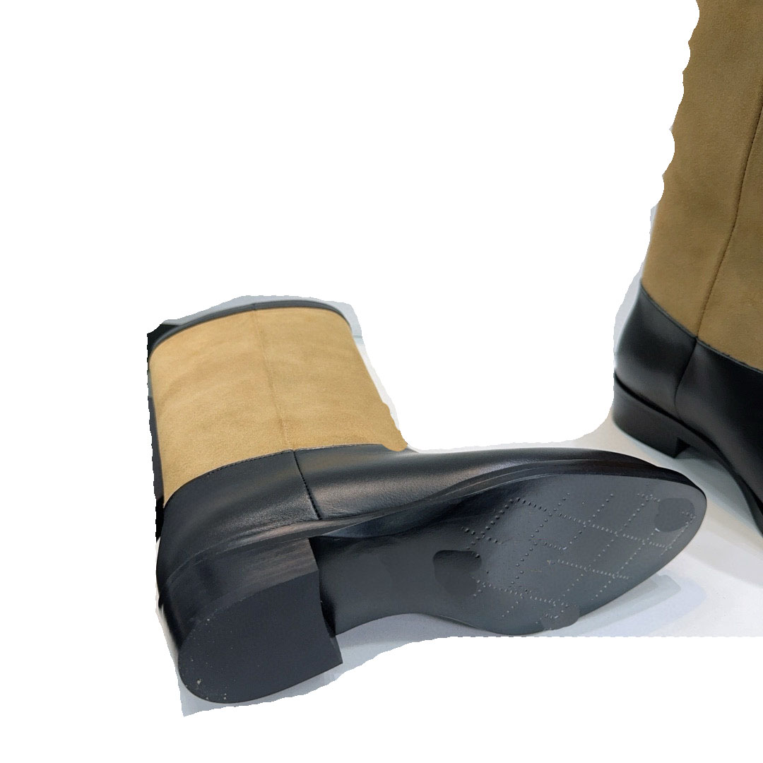 2025 Designer Sandals Women's Interlocking Slide Rubber Slippers Women's Flat Beach Summer Autumn Casual thick-soled High end boots