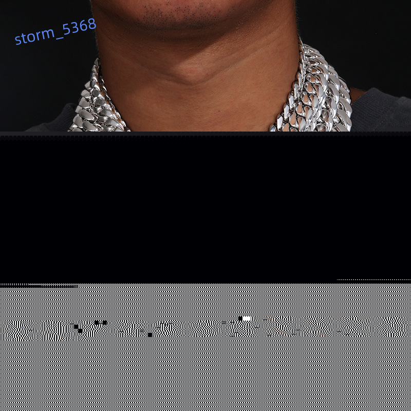 White Gold Plated Miami Cuban Link Chain Solid Brass Hip Hop Necklace for Men Women Bold Streetwear Jewelry Cadenas De Oro Rosa