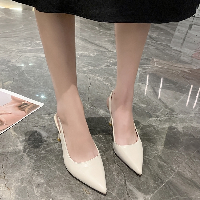 2024 Summer Casual Fashion Pointed Toe Stiletto Sandals Sexy Elegant Banquet Comfortable High Heels Womens Shoes NO001250920