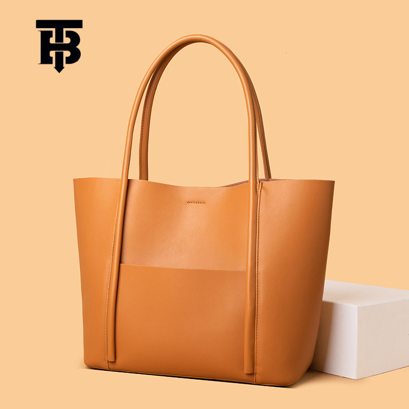 TB BHULAMTE Free Shipping New Designer Women's Handbag 2025 Genuine Leather Women's Handbag Summer Large Capacity Cowhide Women's Com