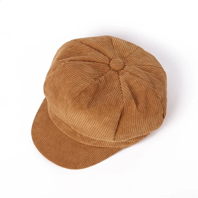 Beret Women sboy Cap Vintage Painter Hat Winter Hats For Men Octagonal Caps Female Bone Solid Color Casual 250920