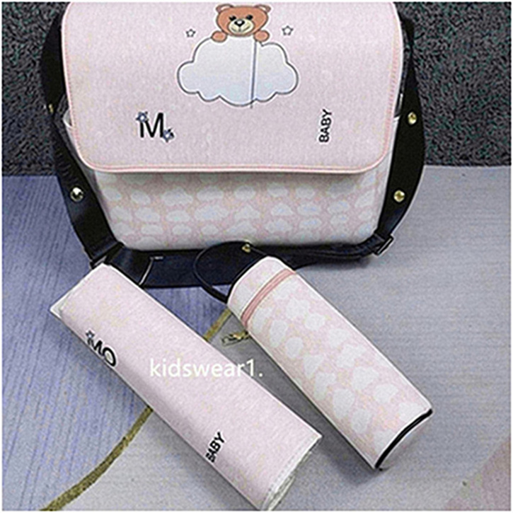 2026 Sac à couches Baby Change Sac créateur de mode grande couche à couches en nylon 3pcs dans un sac de maman bébés Babes à changement de sac à