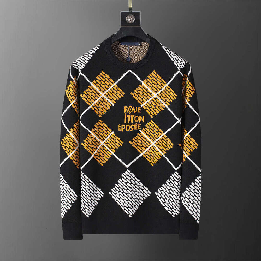 Designer de haute qualité pour hommes à la mode des pulls à cou rond de rue décontractés, des hauts à manches longues classiques d'automne et d'h