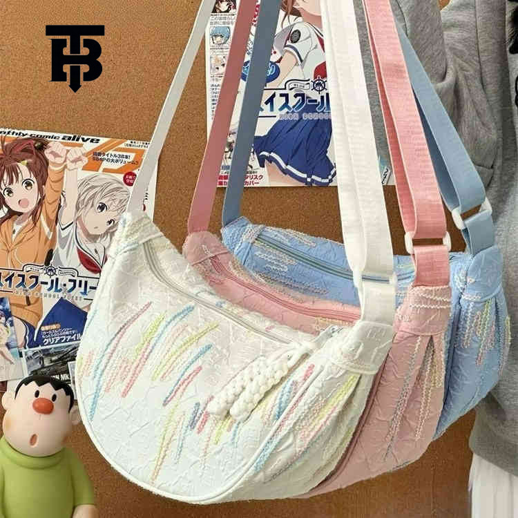 TB BHULAMTE Free Shipping New Designer Women's Bag Casual Multifunctional Oxford Cloth Women's Bag Fashion Crossbody Bag Puff Dumpling Bag