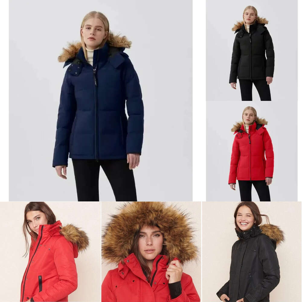 Vendre à chaud Femmes d'hiver Down Jackets Real Coyote Fur Designer Femme Puffer Puffer Outdoor Windbreaker Jassen Veste Extérieur Hooded Fourre