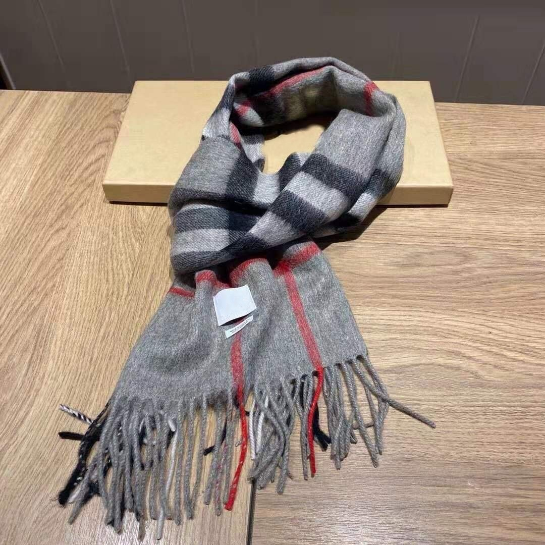 Spring autumn warmth preservation winter long style thickened shawl 180*30 classic winter British style luxury scarf versatile check pattern couple