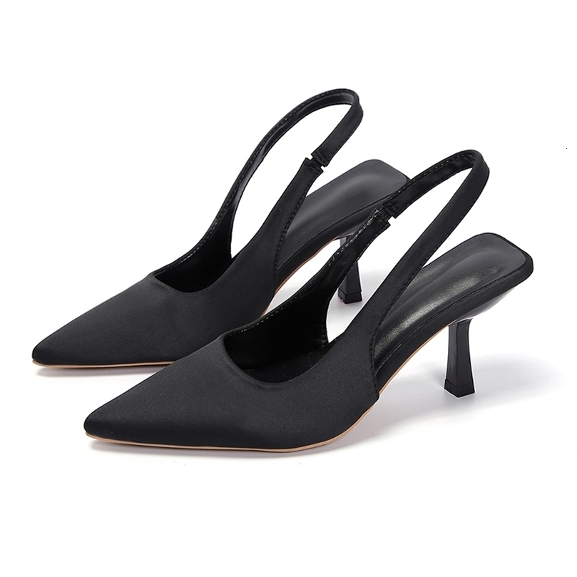Chaussures pour femmes d'automne Fashion Womens Pompes pointues talons hauts Sandales des femmes peu profondes250920