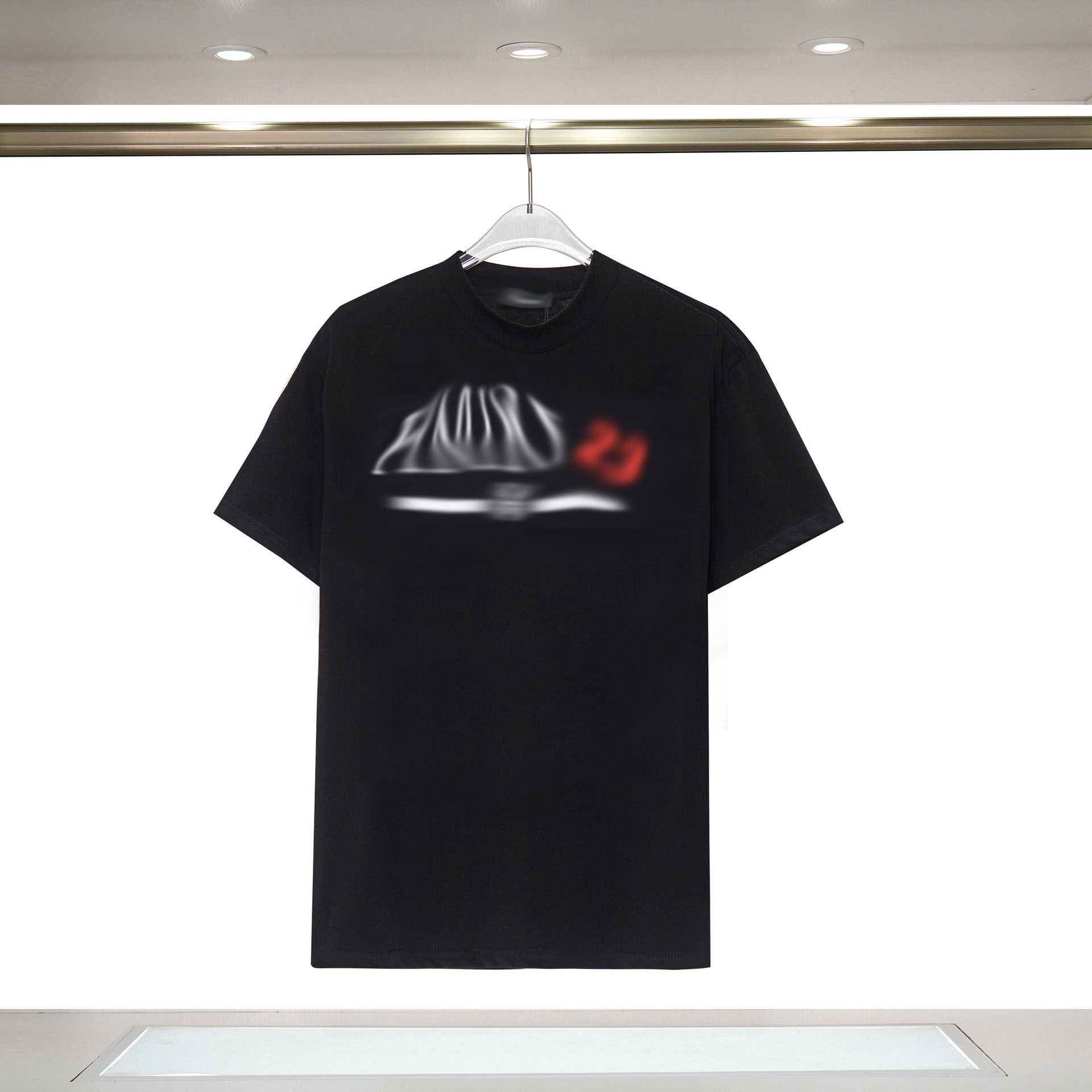 MINGJUEKASA 2025new clothes summer new multi-color printed high-quality pure cotton men's and women's T-shirts couple short sleeves AI-002