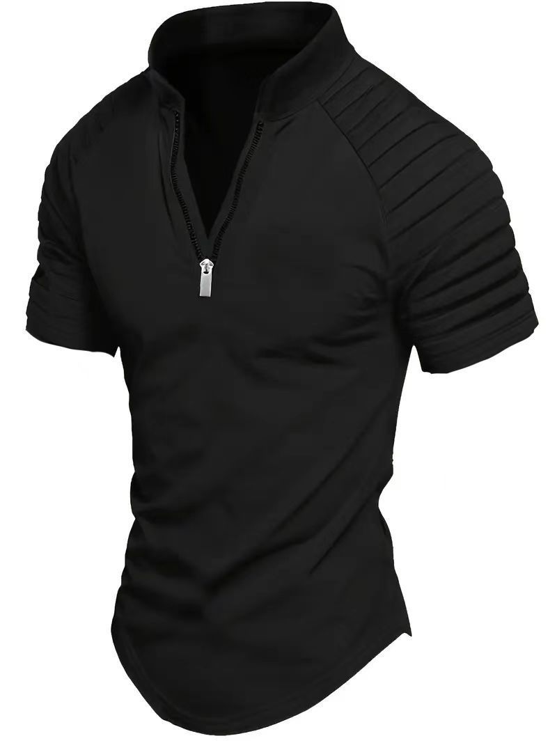 Mens Designers Pleated Short Sleeve T Shirts Polo For Man s Summer Fashion Tops Luxurys Tshirts Clothing Polos Apparel Men clothe Tshirt Tees