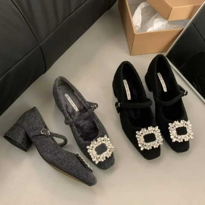 Boîte de nuit Femmes Ballet Flats Chaussures Fashion Slip sur les chaussures Spring Automne Dames Outdoor Party Robe Mary Jane Shoes W250922