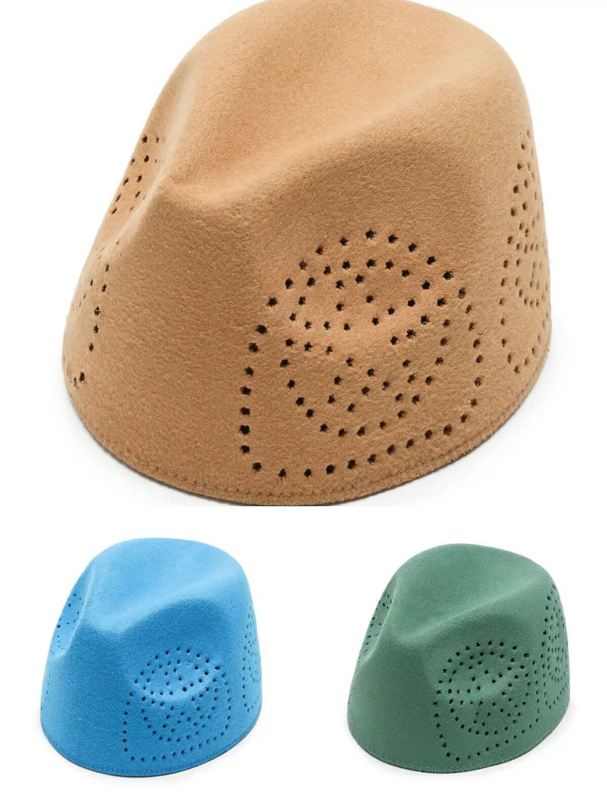 Eid Prayer Caps musulmans pour hommes femmes printemps été Nouveau arrivée verte rouge chapeaux élégants de dinde fedoras cadeaux la têtemade du