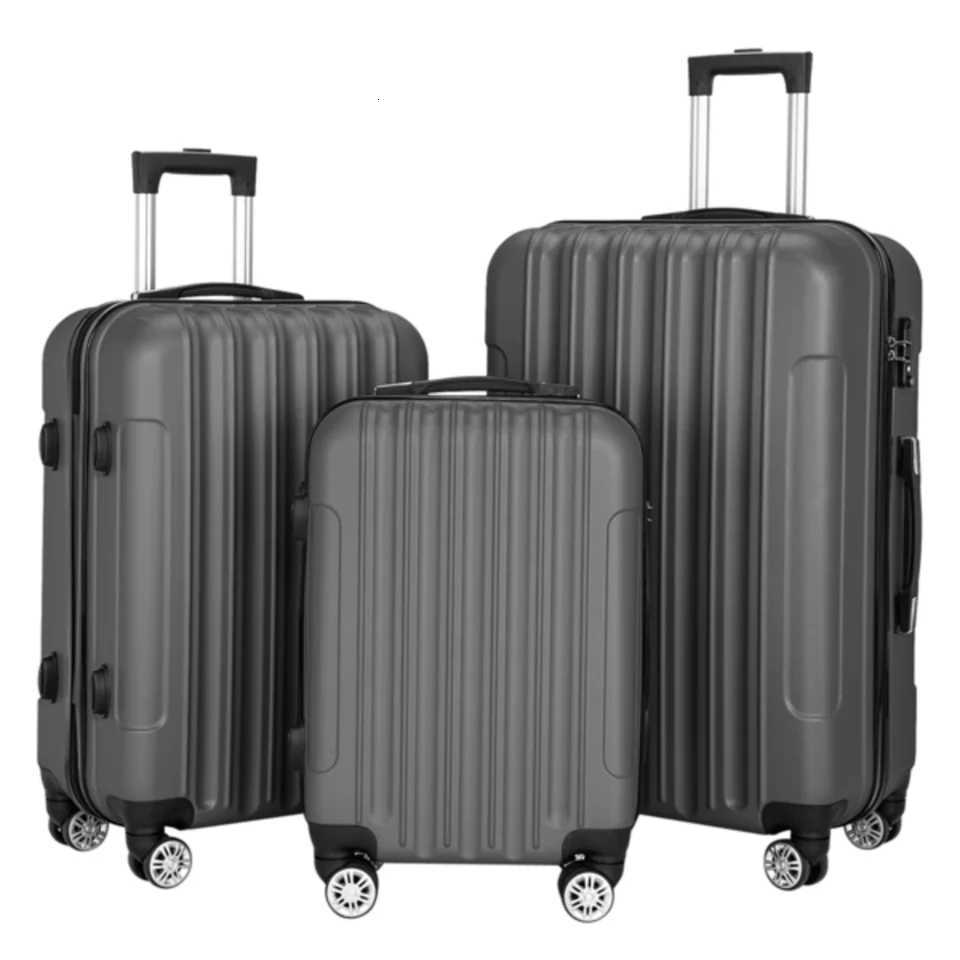 3in1 Multifunctional Large Capacity Traveling Storage Suitcase Luggage Set Dark GrayXJ250922-image-1076246407