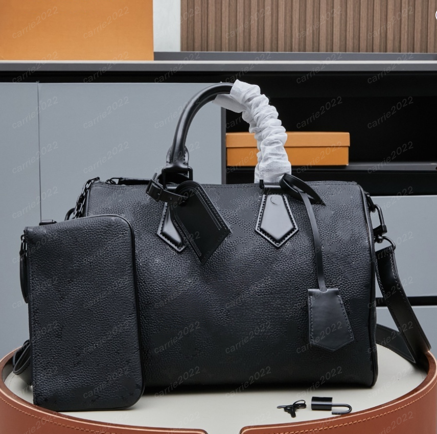 Black with Black Hardware Designer bags Luxury SP Boston Bag Totes Handbag Shoulder Bags Crossbody P9 Pouch Purse Soft 30 Pillow TOP. M13904 SPS P9