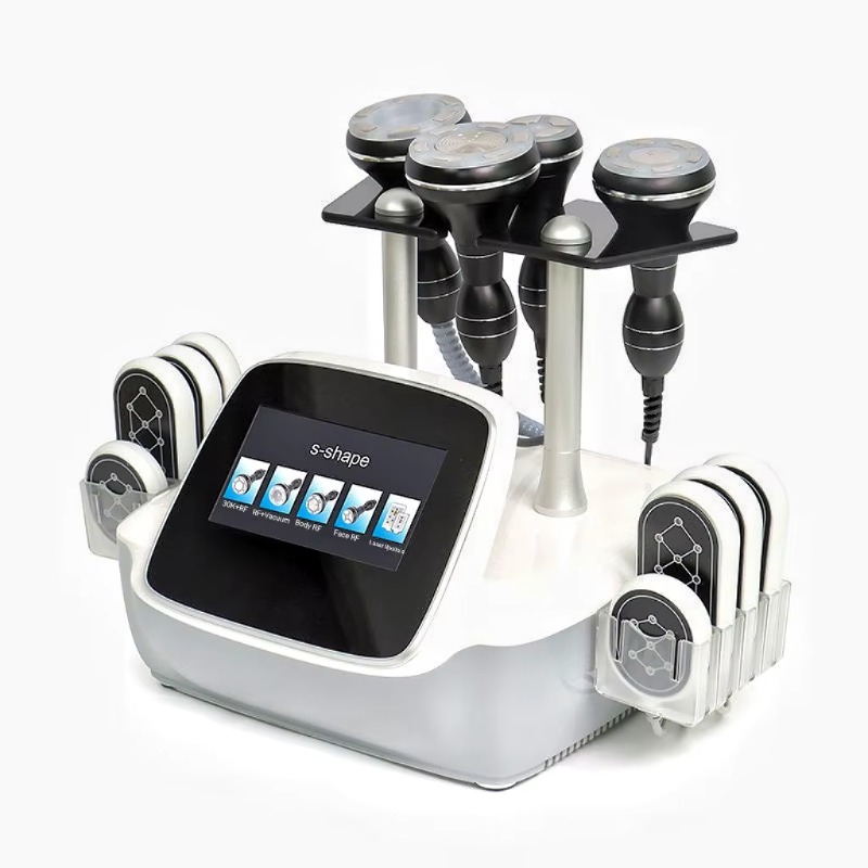 Professional 6 in 1 30K Radiofrecuencia Facial Corporal Body Weight Loss Machine for Cellulite Reduction Skin Wrinkle Removal