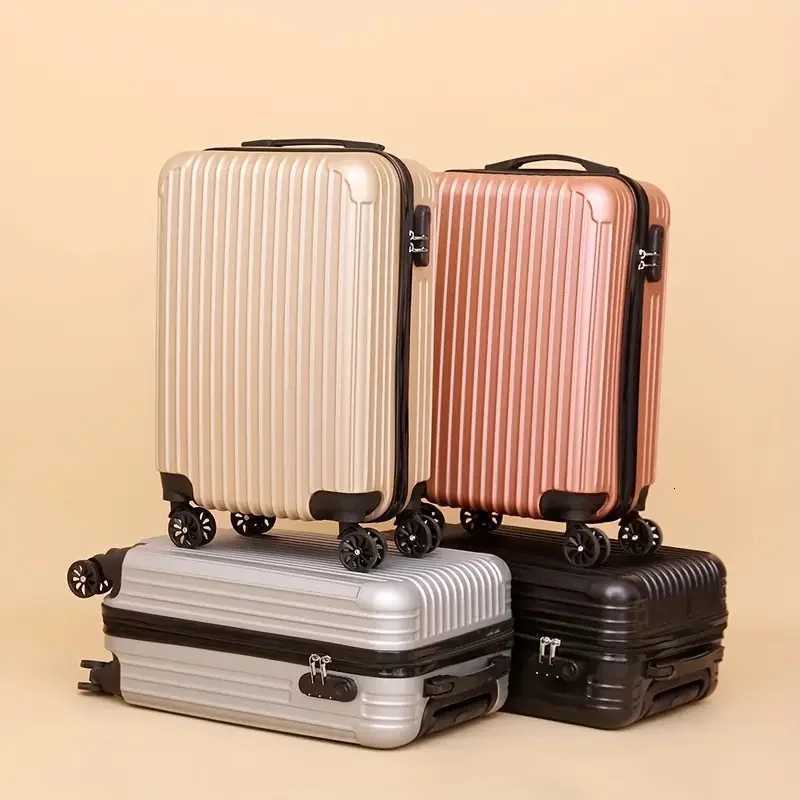 20inch 24inch Trolley Suitcase Large Capacity Student Zipper Trolley Case Boarding Case Suitcase Universal Wheel SuitcaseXJ250922-image-1076242983