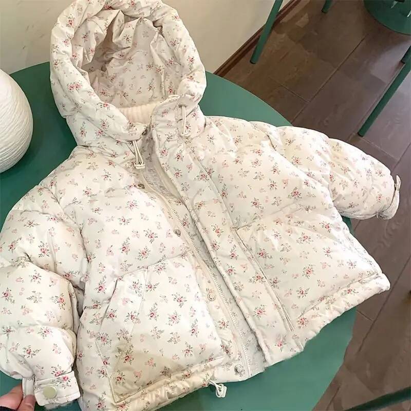 Nouvelles filles garçons en bas de veste d'hiver manteaux pour enfants vêtements à capuche moucheur de vent pour enfants 3-12 ans