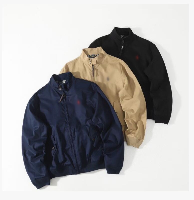 men designer jacket embroidery pony logo bomber jacket for womens Brand winter coat men polo Jackets Loose Long Sleeve Baseball zipper men clothe-image-796118090