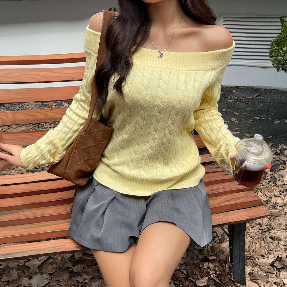 Cross-Border European American Y2K Hot Girl Style Woolen Long-Sleeved Sweater T-Shirt Women's Clothing 2025 Autumn and Winter Foreign Trade