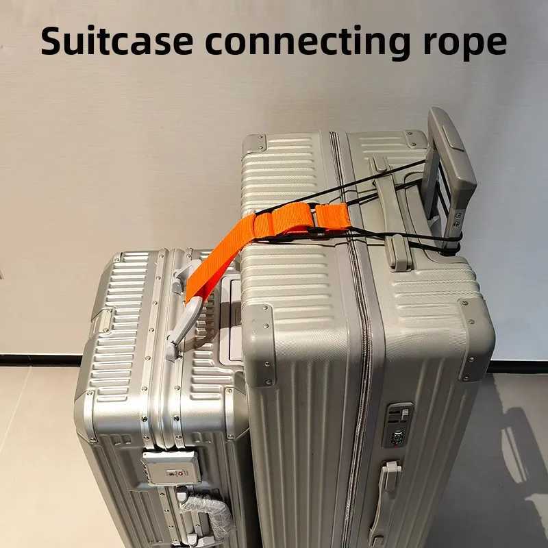2Pcs travel by plane luggage connecting rope luggage strap suitcase fixed buckle luggage connector binding ropeXJ250922-image-1076242852