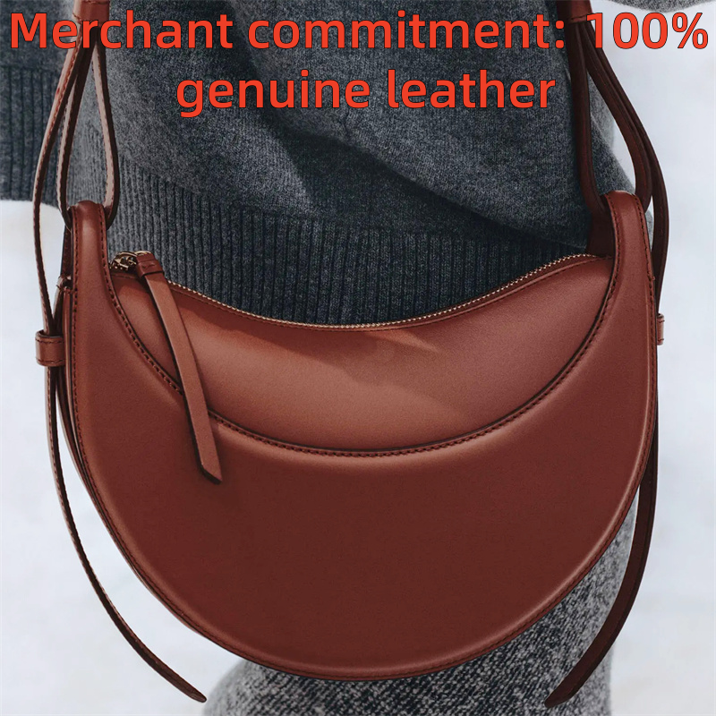 Designer bags Top quality genuine leather crescent bag Luxury bag Womens mens Number Ten half moon bag calfskin handbags fashion crossbody Shoulder
