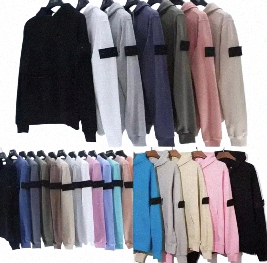 Stone Sweatshirt homme femme Marque Pull Casual Automne Noir Hoodie Manches Longues Logo Compass Haut