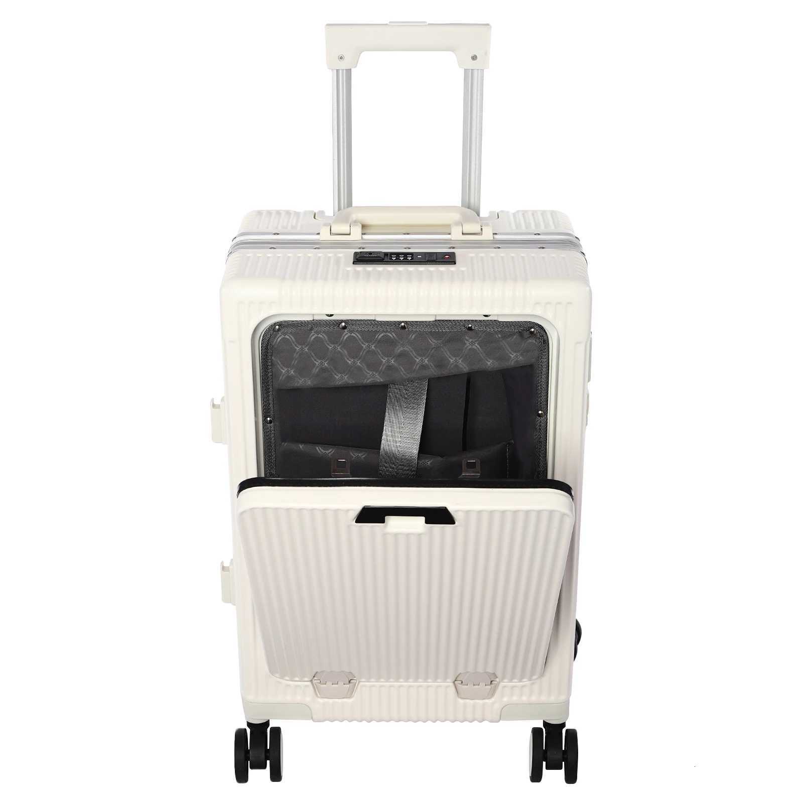 Scooter Suitcase with TSA Lock Aluminum Frame and 4 PU Wheels 1415 Inch Laptop Compartment 793 Gallon Capacity ImpactXJ250922-image-1076246290