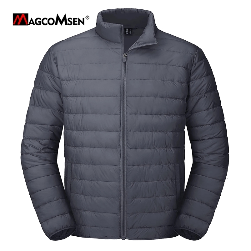 Magcomsen Winter Mens Lightweight Down Veste temps froid thermal thermal thermoproping windproof Pufferning 2550920