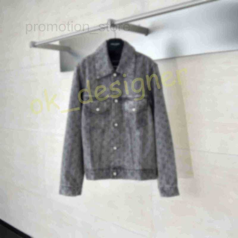 Men's Jackets designer Trendy Brand New Vintage Floral Jacquard Denim Jacket Same Style Trend Loose Casual Cardigan Coat outwear coats