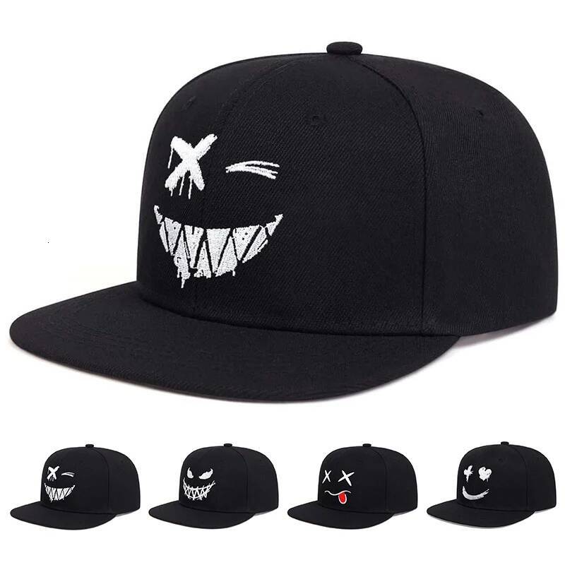 Unisex Personality Embroidery Hip-hop Hats Outdoor Adjustable Casual Baseball Caps Sunscreen Hat Sports Golf Cap ddmythur